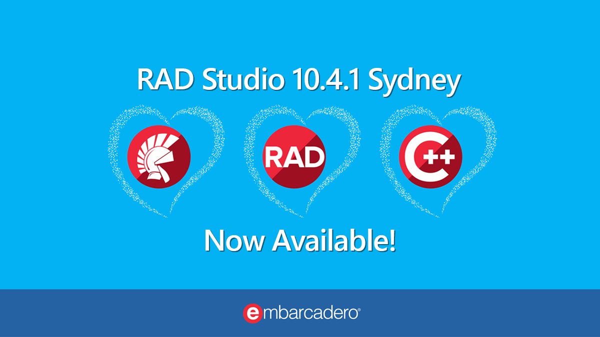RAD Studio 10.4.1 est disponible ! Cybersécurité et protection des